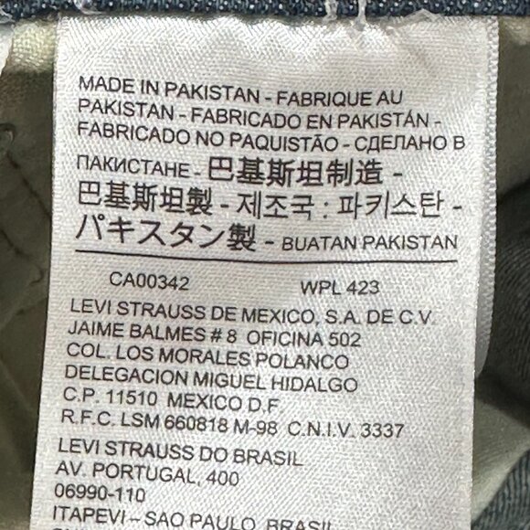 Men's Levi's 505 Straight Leg Medium Wash Denim Jeans Size 36x34 - Picture 6 of 7